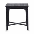 Pemberly Row Set of 2 Square End Tables in Distressed Tobacco Brown