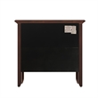 Pemberly Row Set of 2 Contemporary 2-Shelf Low Bookcases In Cherry