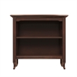 Pemberly Row Set of 2 Contemporary 2-Shelf Low Bookcases In Cherry