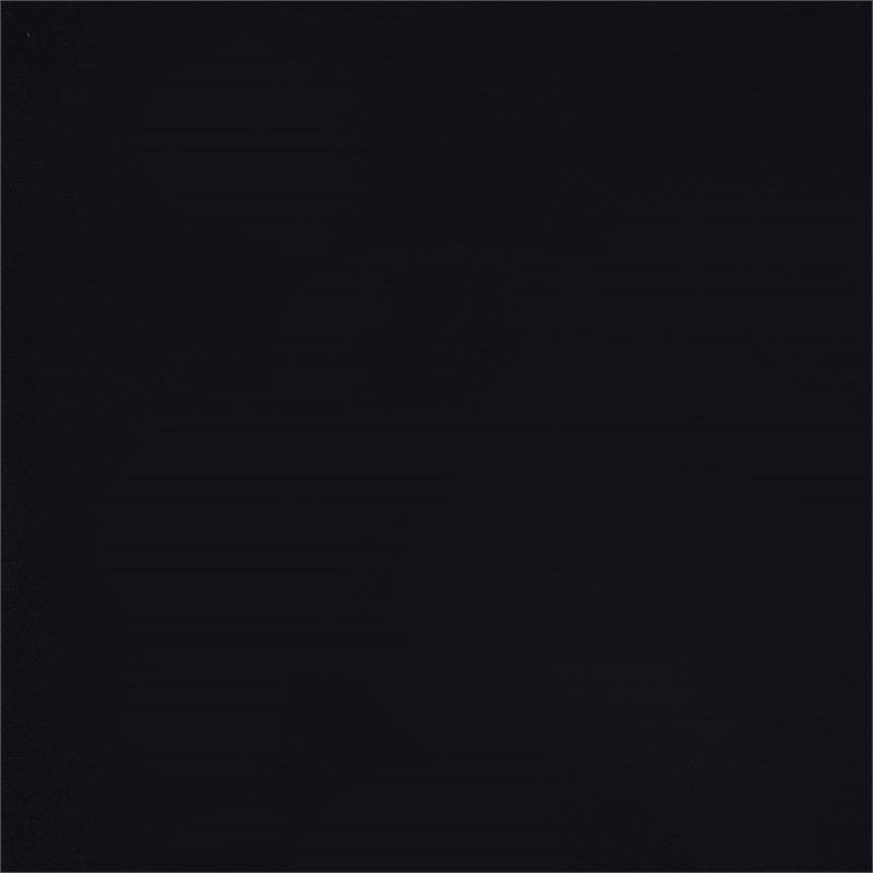 Pemberly Row Set of 2 4-Shelf Asymmecal Snaking Wood Bookcases in Black