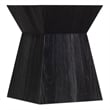 Pemberly Row Set of 2 Contemporary Living Room Shou Sugi Ban End Tables