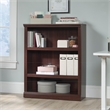 Pemberly Row Set of 2 Engineered Wood 3-Shelf Bookcases in Cherry