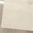 Pemberly Row Set of 2 Engineered Wood 3-Shelf Bookcases in Chalked Chestnut