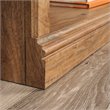 Pemberly Row Set of 2 Engineered Wood 3-Shelf Bookcases in Sindoori Mango/Brown