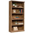 Pemberly Row Set of 2 5-Shelf Tall Bookcases in Sindoori Mango/Brown