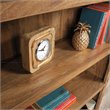 Pemberly Row Set of 2 5-Shelf Tall Bookcases in Sindoori Mango/Brown