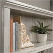 Pemberly Row Set of 2 Engineered Wood 5-Shelf Bookcases in White Plank
