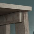 Pemberly Row Set of 2 Engineered Wood 5-Shelf Bookcases in Mystic Oak