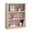 Pemberly Row Set of 2 Engineered Wood 3-Shelf Bookcases in Pacific Maple