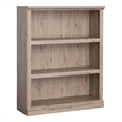 Pemberly Row Set of 2 Engineered Wood 3-Shelf Bookcases in Laurel Oak