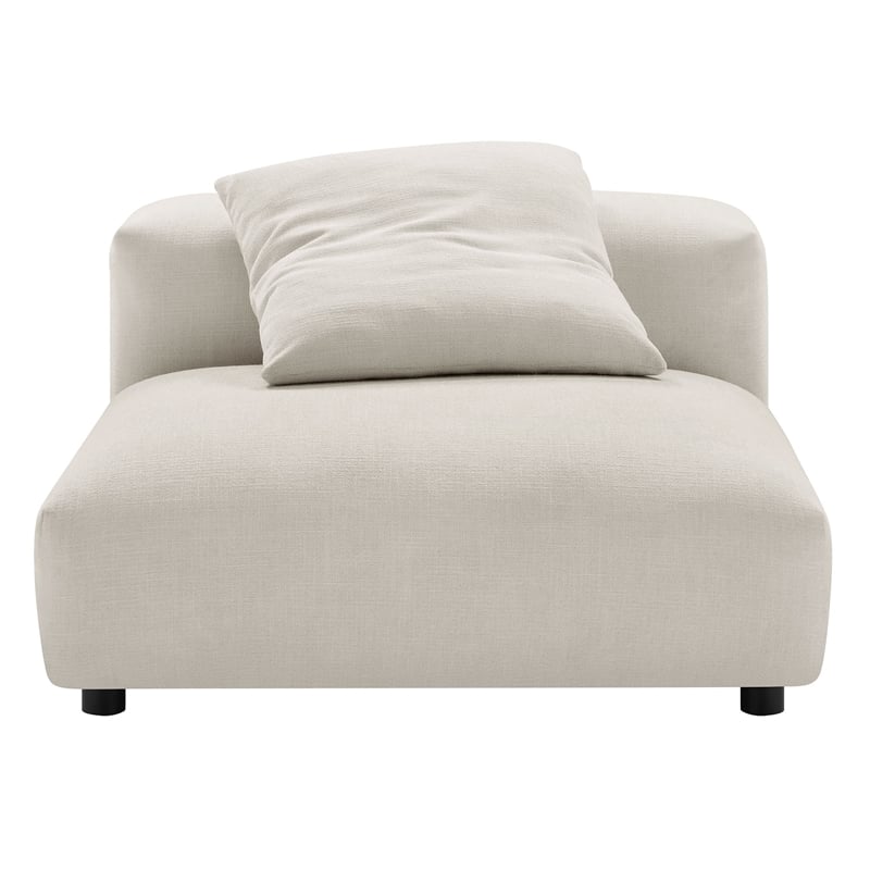 Pemberly Row 3-Piece Modular Upholstered Fabric Sofa in Salt