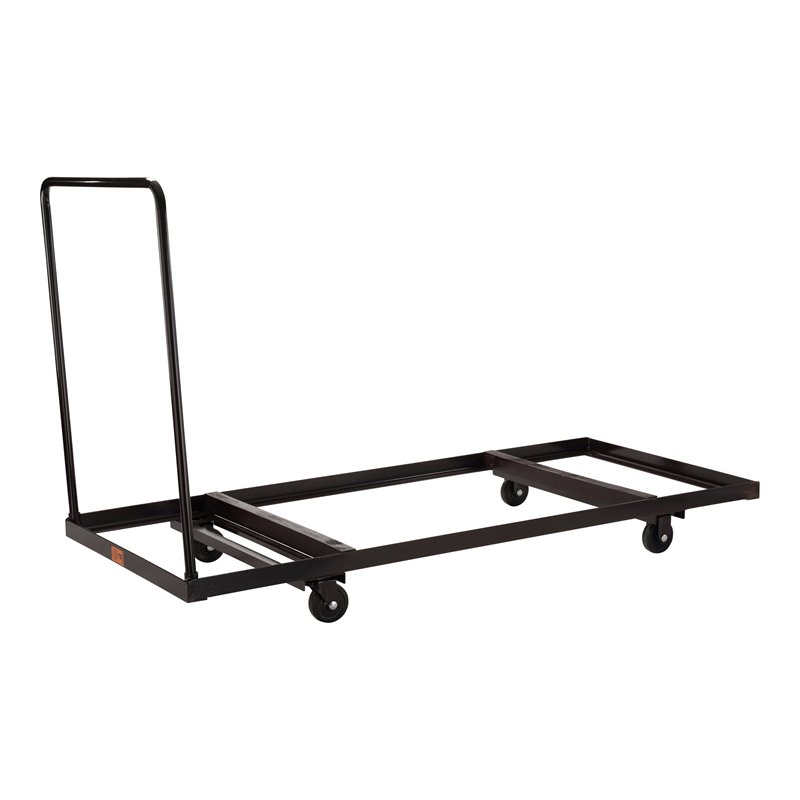Pemberly Row Metal Folding Table Dolly for Horizontal Storage Up To 72