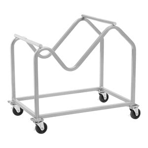 pemberly row steel metal dolly for series 8700 chairs in gray powder-coated