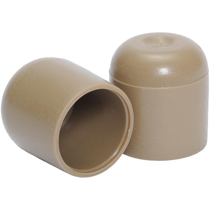 Pemberly Row Modern Plastic Floor Glides for 7/8