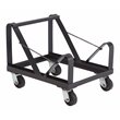 Pemberly Row Modern Metal Dolly For Series 8500 Chairs in Black Powder-Coated