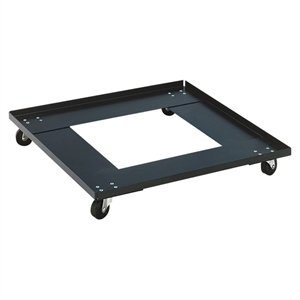 Pemberly Row Modern Metal Dolly for Series 8100 Chairs in Black Powder-Coated