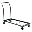 Pemberly Row 4-caster Modern Metal Steel Dolly for Chairs in Brown