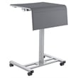 Pemberly Row Sit-Stand Student Desk Pro Gray Adjustable Height 28.5