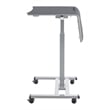 Pemberly Row Sit-Stand Student Desk Pro Gray Adjustable Height 28.5