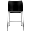 Pemberly Row Modern Cafetorium Plush Vinyl Stool Counter Height