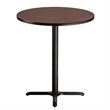 Pemberly Row Cafe Table Round X Base 42