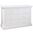 Pemberly Row Set of 2 4-in-1 Crib and Double Dresser in White