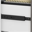 Pemberly Row Set of 2 L-Shaped Desk & Mobile File Cabinet in White & Gray