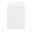 Pemberly Row Set of 2 60W Credenza Desk & Lateral File Cabinet in White & Gray