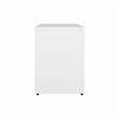 Pemberly Row Set of 2 Low Storage Cabinet & Computer Table Desk in White