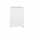 Pemberly Row Set of 2 Low Storage Cabinet & L-Shaped Table Desk in White