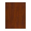 Pemberly Row Set of 2 66W L-Shaped Desk & 5-Shelf Bookcase in Hansen Cherry
