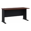 Pemberly Row Set of 2 60W Office Desk & Lateral File Cabinet in Hansen Cherry
