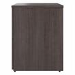Pemberly Row Set of 2 Lateral File Cabinet & Computer Table Desk in Storm Gray