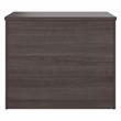 Pemberly Row Set of 2 Lateral File Cabinet & Computer Table Desk in Storm Gray
