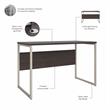 Pemberly Row Set of 2 Lateral File Cabinet & Computer Table Desk in Storm Gray