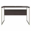 Pemberly Row Set of 2 Lateral File Cabinet & Computer Table Desk in Storm Gray