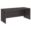 Pemberly Row Set of 2 Office Desk & Lateral File Cabinet in Storm Gray