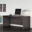 Pemberly Row Set of 2 Office Desk & Lateral File Cabinet in Storm Gray