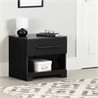 Pemberly Row Set of 3 Two Double Dressers & Nightstand in Black Oak