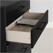 Pemberly Row Set of 3 Full/Queen Platform Bed with Drawer & Chest & Nightstand