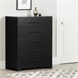 Pemberly Row 5-Set Full/Queen Platform Bed & Nighstand & Chest & Double Dressers