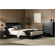 Pemberly Row 4-Set Full/Queen Platform Bed & Double Dresser & Chest & Nightstand