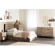 Pemberly Row Set of 3 Mates Twin Bed with 3 Drawers & 2 Nightstands