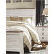 Pemberly Row Set of 3 Queen Panel Bed & 4-Drawer Door Chest & 5-Drawer Chest