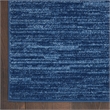 Pemberly Row Contemporary 8' x 11' Navy Blue Fabric Indoor / Outdoor Rug