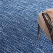 Pemberly Row Contemporary 8' x 11' Navy Blue Fabric Indoor / Outdoor Rug