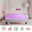 Pemberly Row Modern 6-Inch Polyurethane Full Mattress in Pink