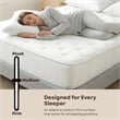 Pemberly Row Modern 9-Inch Polyurethane Twin Mattress in White
