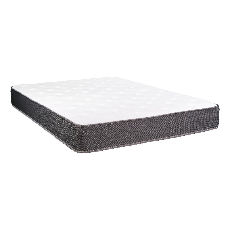 Pemberly Row Modern 8-Inch Polyurethane Full Mattress in White