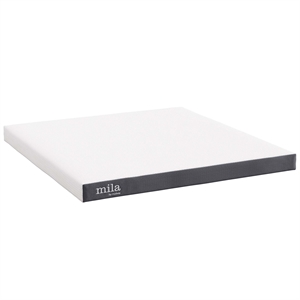 Pemberly Row Firm 6&quot Fiberglass Free Memory Foam King Mattress in Natural
